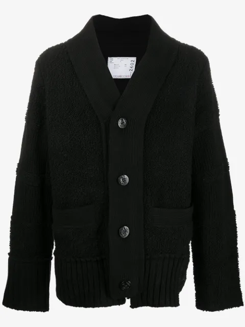 sacai button-down cardigan