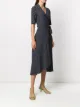 GANNI heart print wrap dress