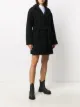GANNI belted textured coat