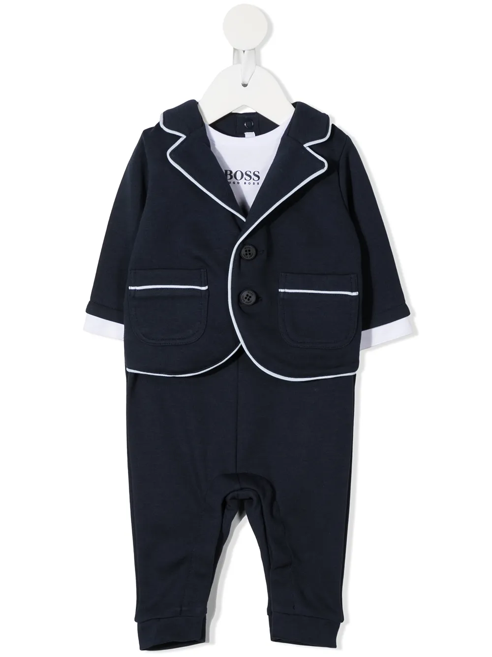 BOSS Kidswear Mock Suit Pajamas - Farfetch