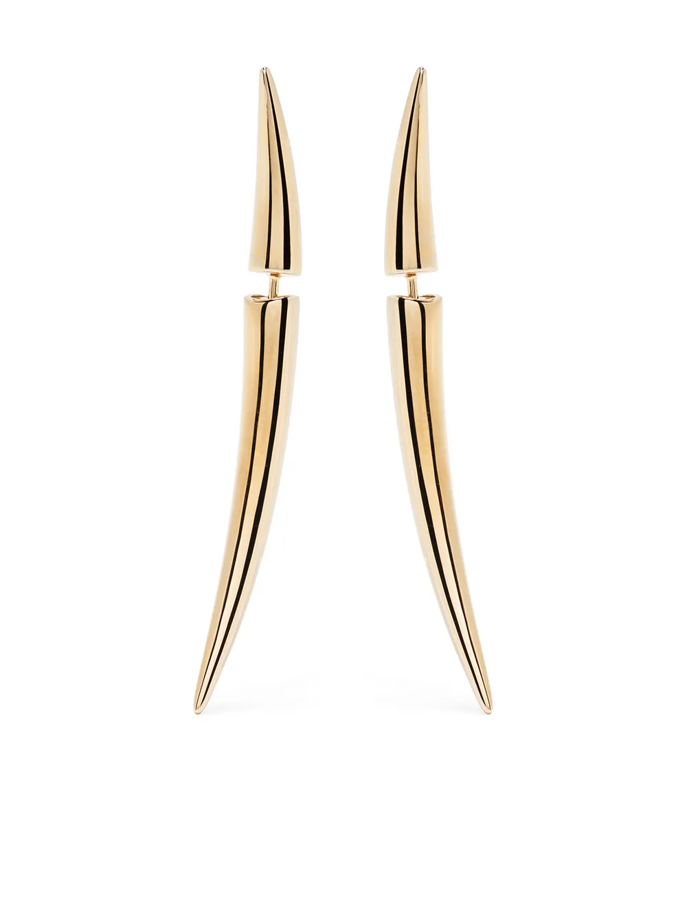 Shaun Leane Quill stud earrings | Gold | Image 1