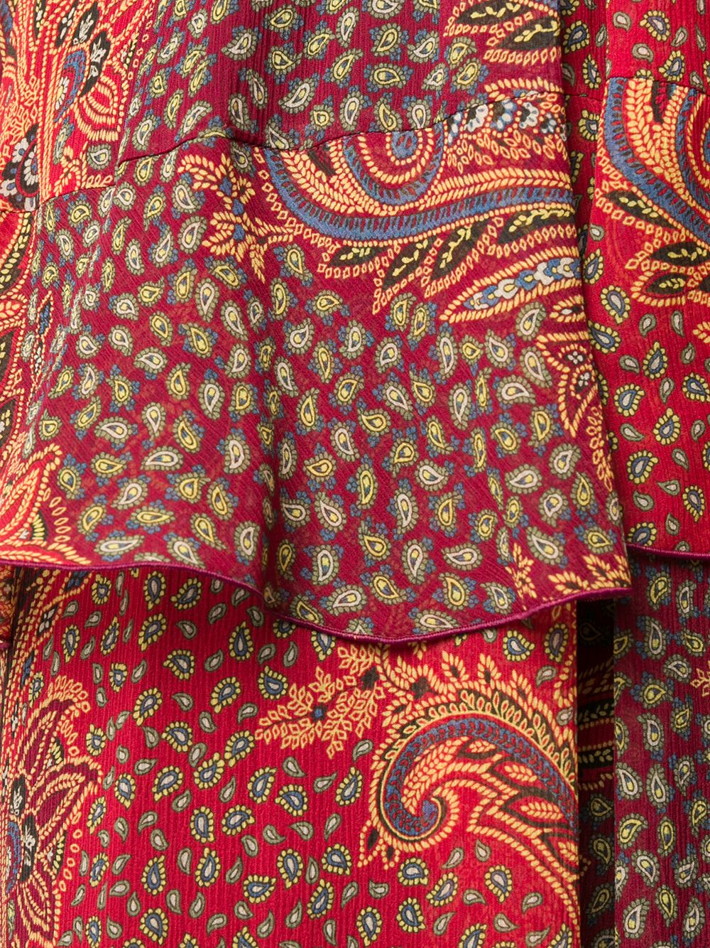 фото Etro юбка макси с узором пейсли
