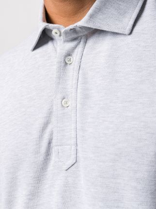 plain short-sleeved polo shirt展示图