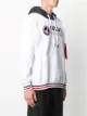 Alpha Industries logo print cotton hoodie