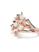 Shaun Leane Cherry Blossom diamond pearl flower ring