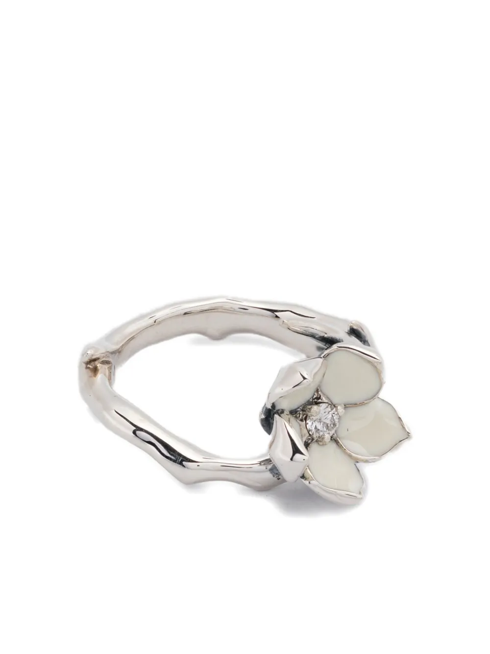 Shaun Leane sterling silver white-diamond flower ring | Silver | Image 1