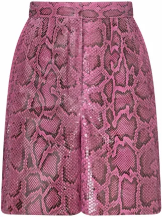 Pink snake best sale skin shorts