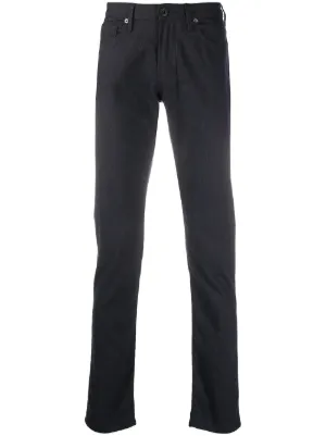black armani jeans regular fit