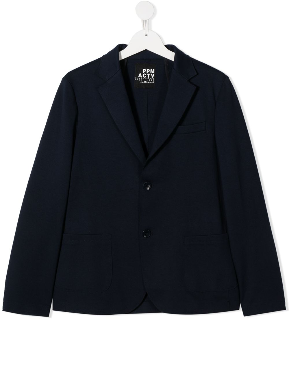 фото Paolo pecora kids fitted single breasted blazer