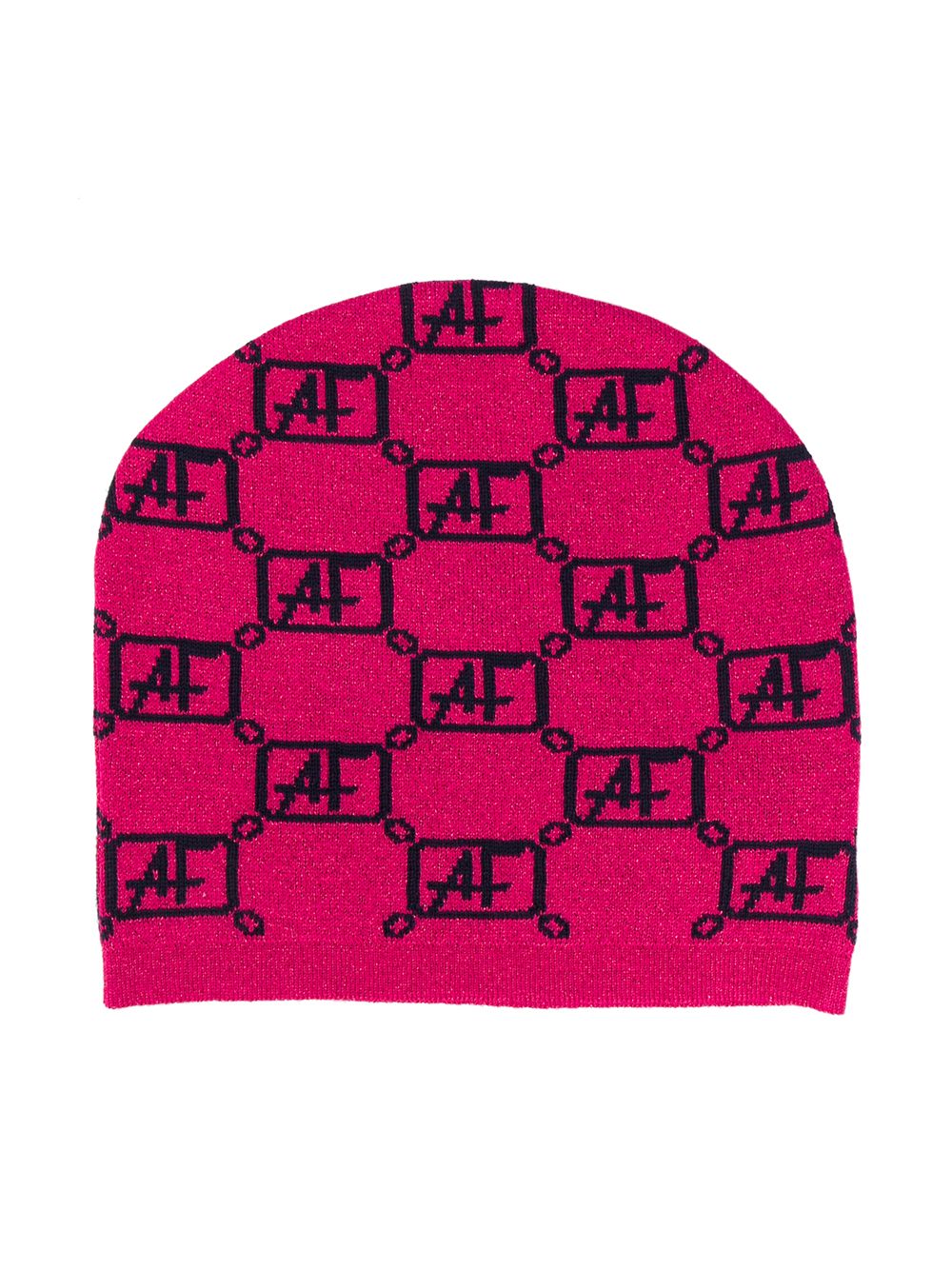 фото Alberta ferretti kids intarsia-knit logo hat