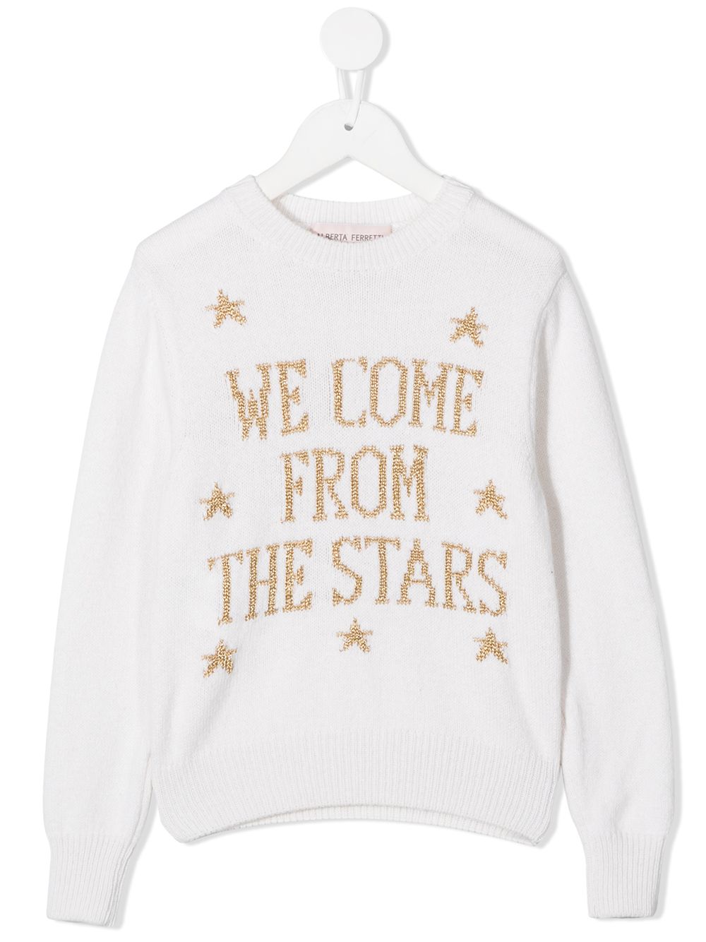 фото Alberta ferretti kids джемпер we come from the stars