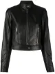Image 1 of Michael Michael Kors zip-up biker jacket