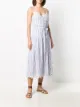 Michael Michael Kors striped cotton midi dress