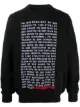 Image 1 of Rick Owens DRKSHDW text-print cotton sweatshirt