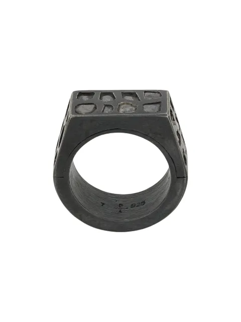 Parts of Four Sistema signet band ring