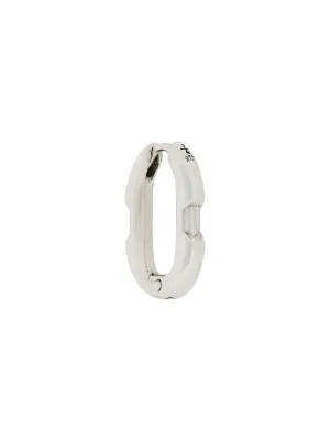 Off-White Arrow Mono ピアス | シルバートーン | FARFETCH JP