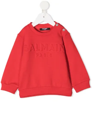 Tops van Balmain Kids Designermode voor kinderen Farfetch Tops van Balmain Kids Designermode voor kinderen Farfetch