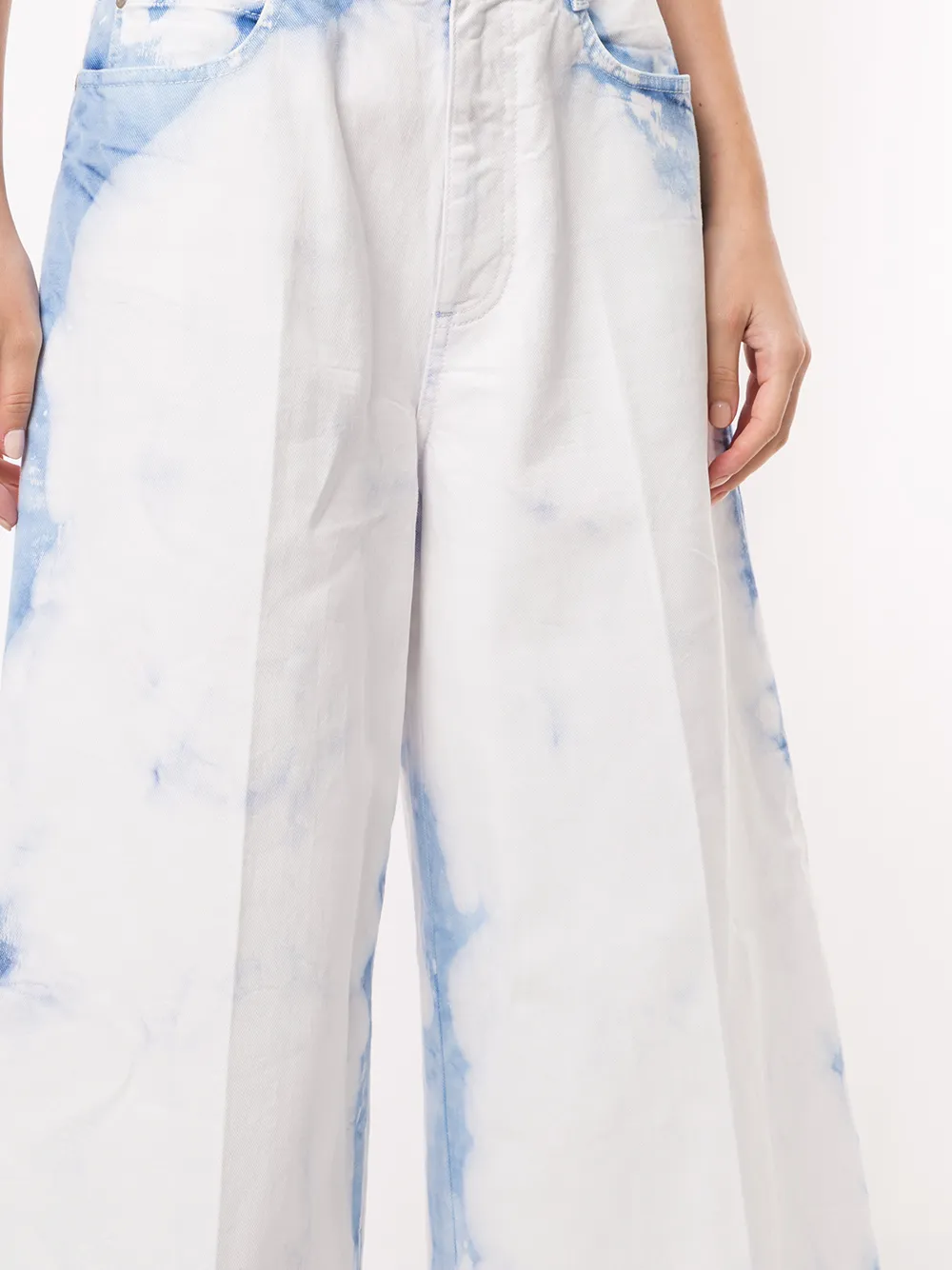 фото Stella mccartney широкие укороченные джинсы