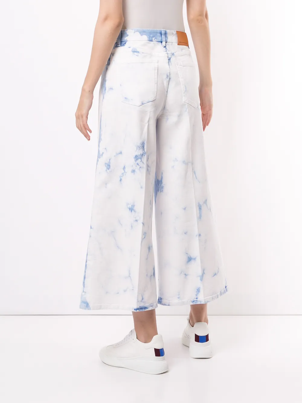 фото Stella mccartney широкие укороченные джинсы