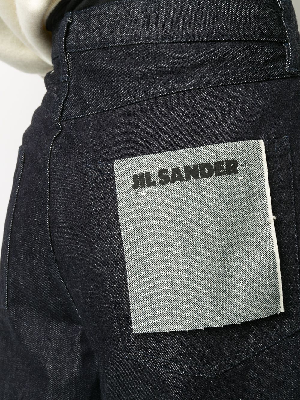 фото Jil sander джинсы свободного кроя с логотипом