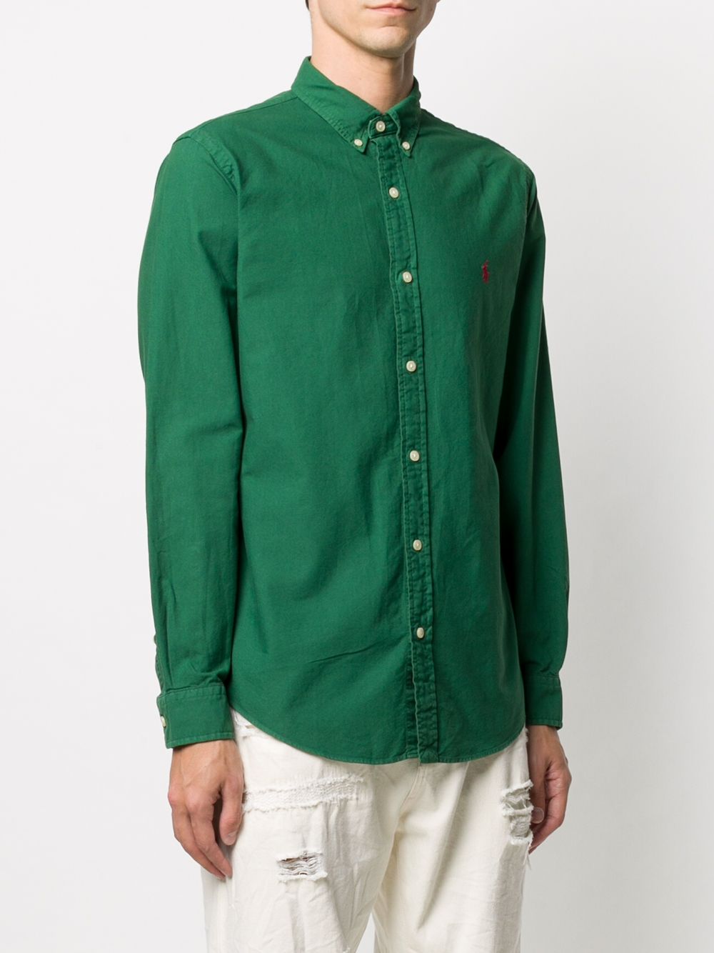 POLO RALPH LAUREN BUTTON-DOWN LOGO SHIRT