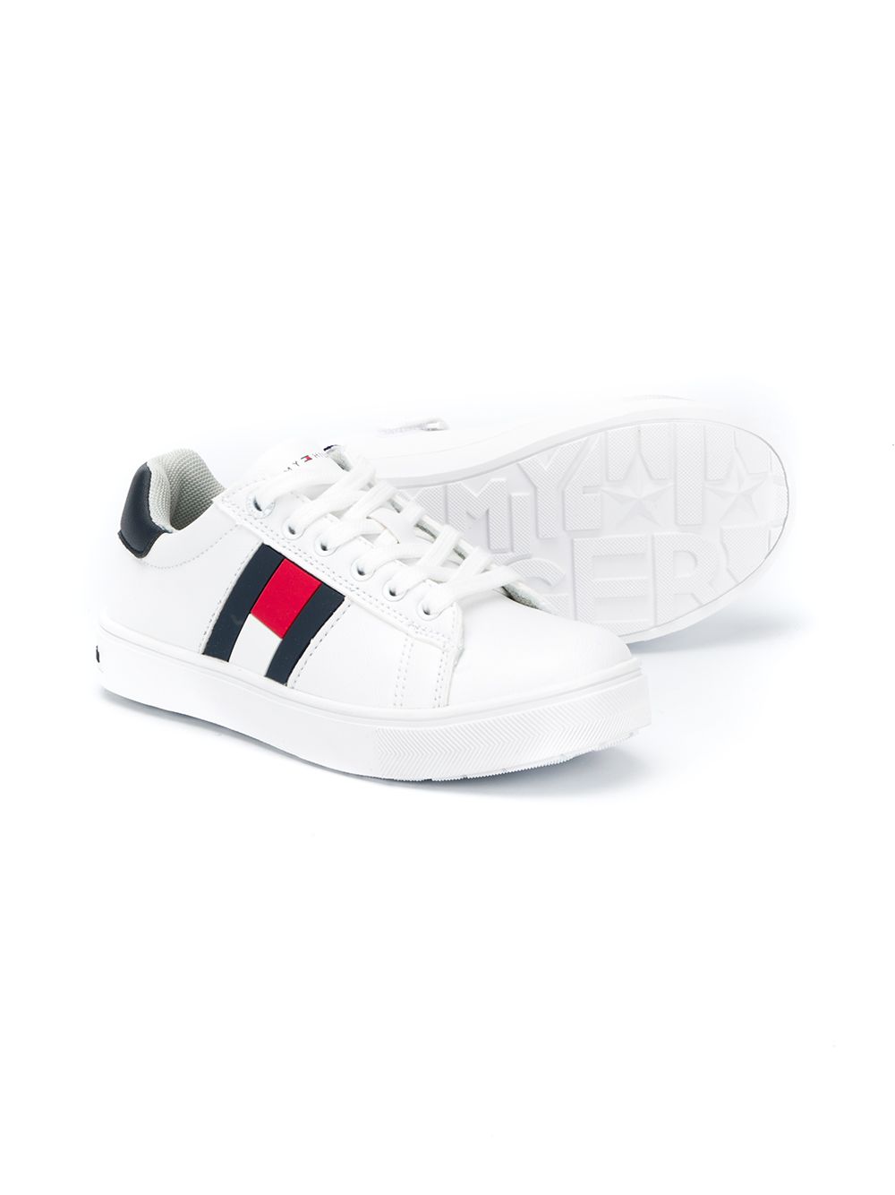 фото Tommy hilfiger junior кеды с логотипом