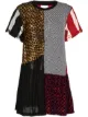 Image 1 of Marques'Almeida reM’Ade patchwork mini dress
