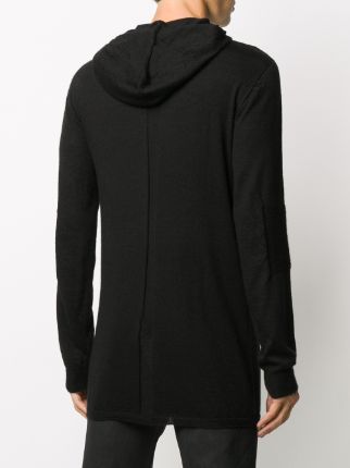 lightweight knitted hoodie展示图