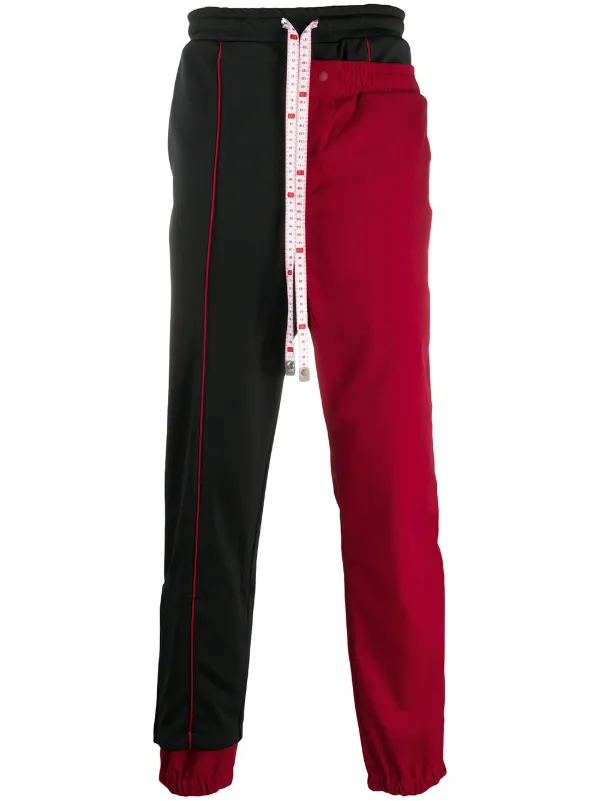 two tone track pants