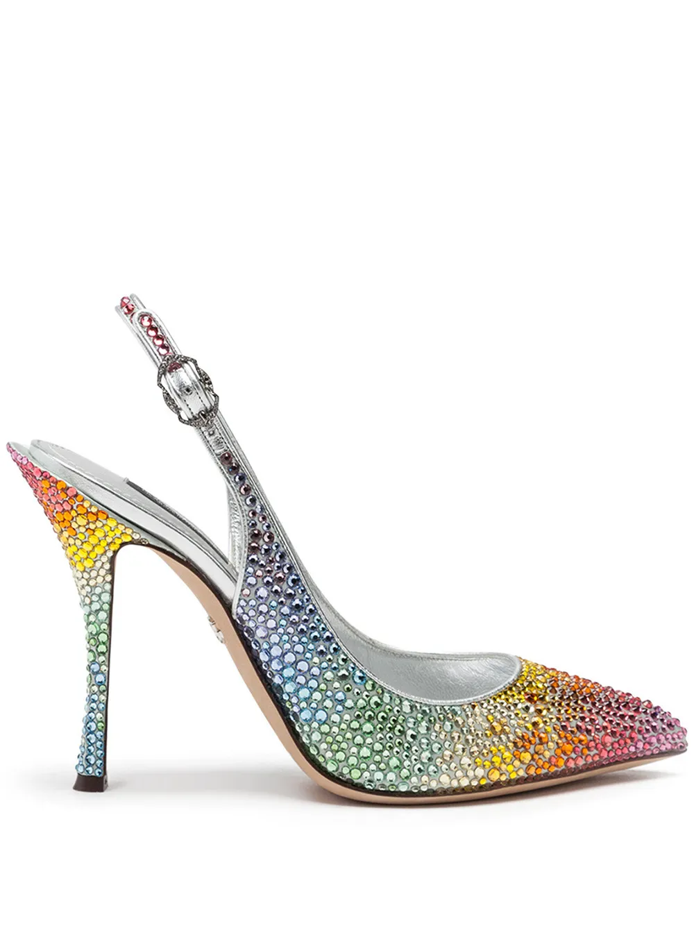 DOLCE & GABBANA LORI 90MM CRYSTAL-EMBELLISHED PUMPS