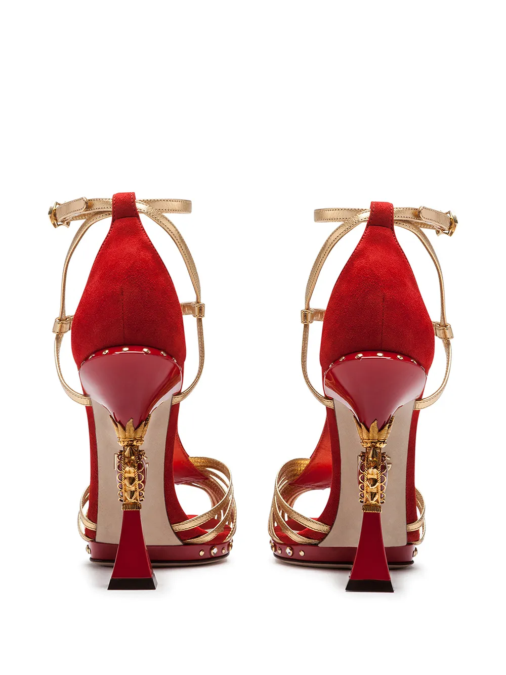 Dolce & Gabbana sculpted-heel Bette Sandals - Farfetch