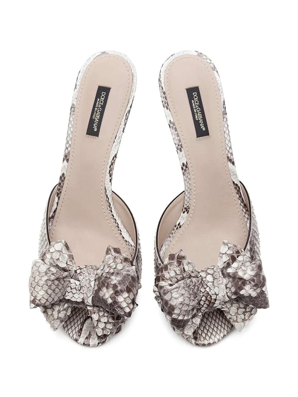 фото Dolce & gabbana босоножки с бантом