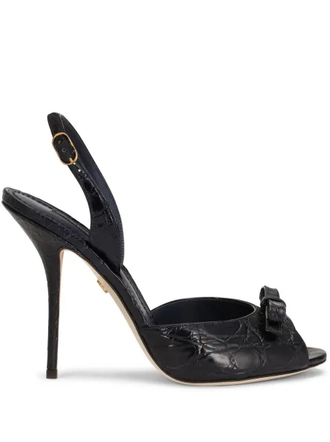 Dolce & Gabbana sandaler i läder
