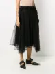 Comme Des Garçons Noir Kei Ninomiya asymmetric tulle skirt