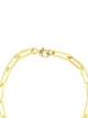 Foundrae 18kt yellow gold Adhuc Stantes fob clip bracelet