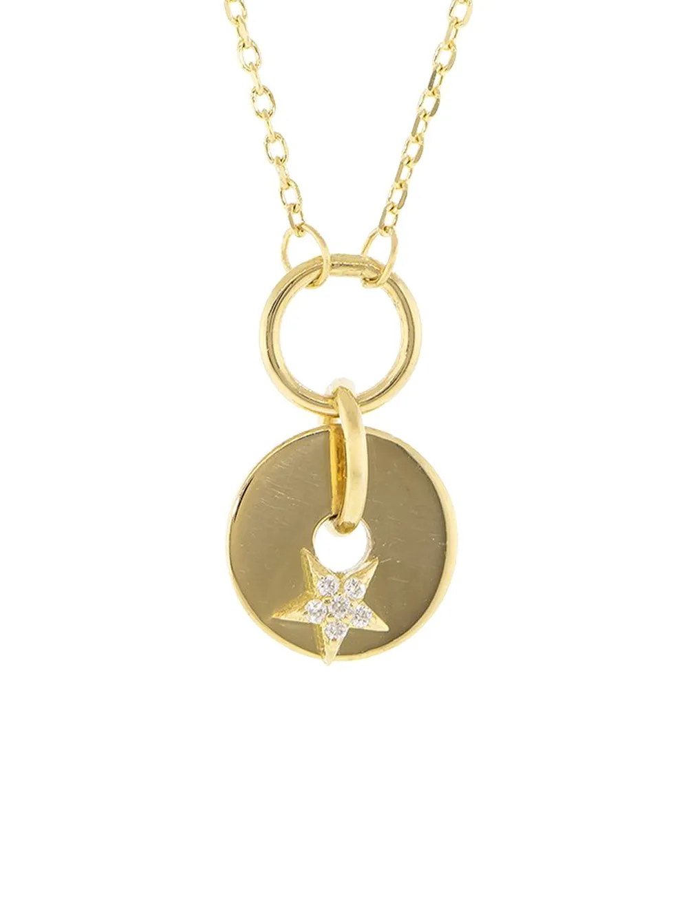 Foundrae ダイヤモンド スター ネックレス 18Kイエローゴールド | Image 2