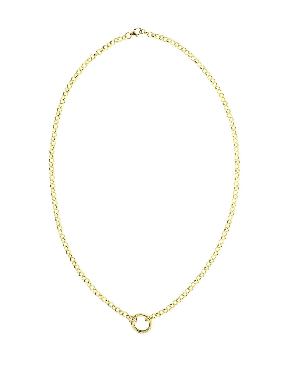 Foundrae 18kt yellow gold medium belcher open chain necklace | Gold | Image 1