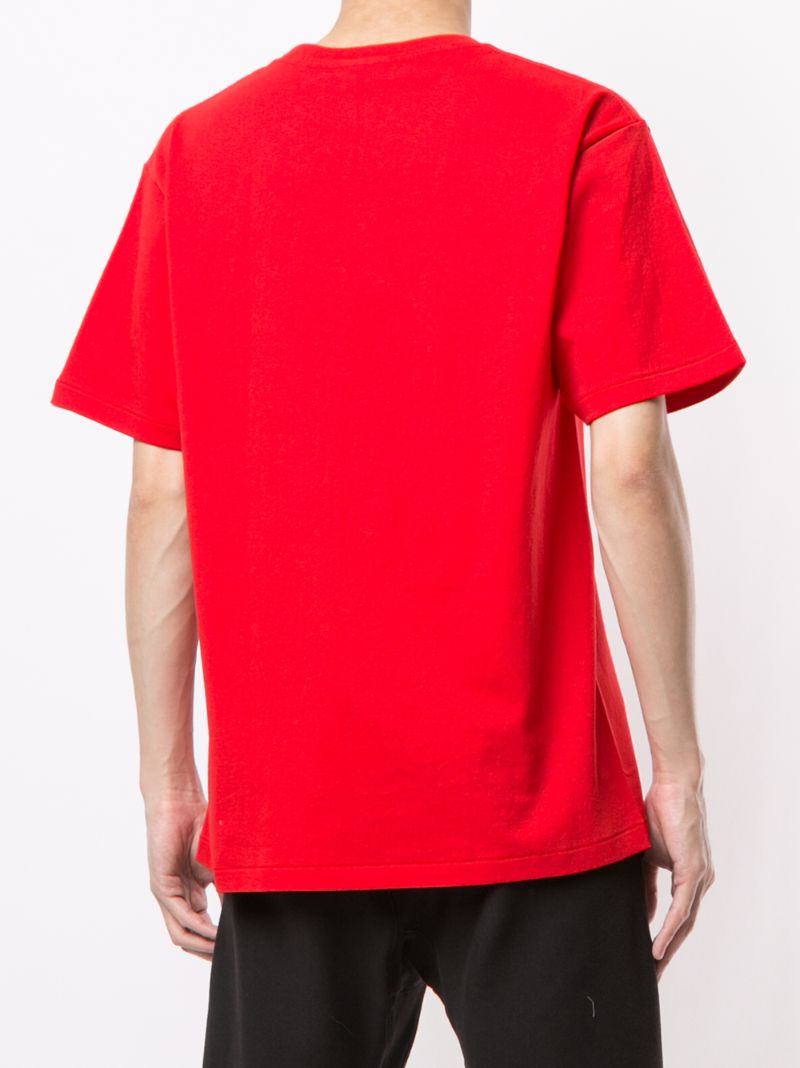 Shop A Bathing Ape T-shirt Mit Grafischem Print In Red