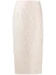 Image 1 of Alessandra Rich embroidered midi skirt