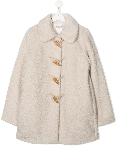 Philosophy Di Lorenzo Serafini Kids logo embroidered duffle coat