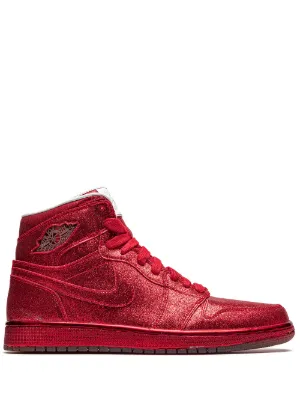 red high top jordans