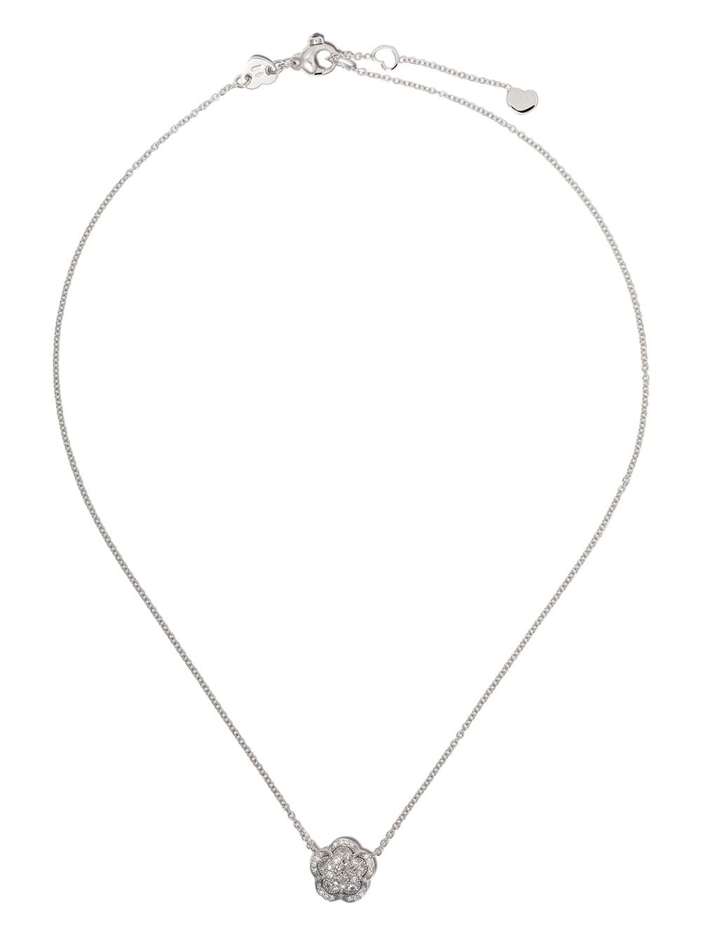 18kt white gold Je T´aime diamond necklace