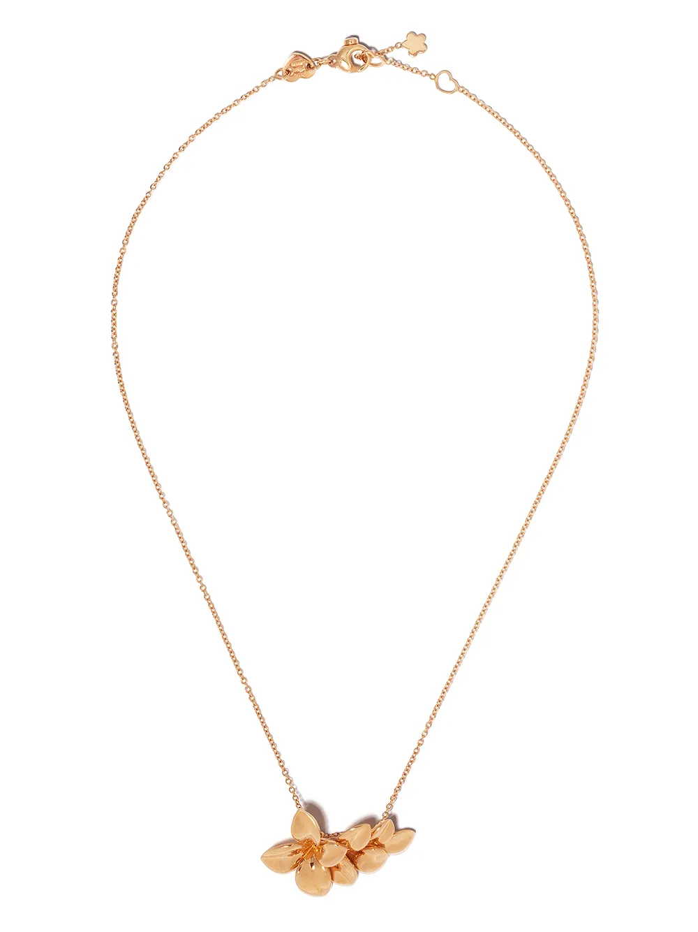 Pasquale Bruni колье Giardini Segreti из розового золота с рубинами