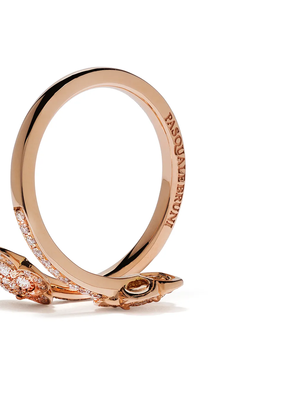  Pasquale Bruni 18kt Weißgoldring Mit Diamanten   Rosa 