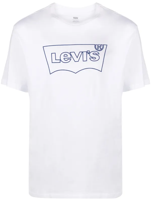 Levi S Logo Print Short Sleeved T Shirt Farfetch