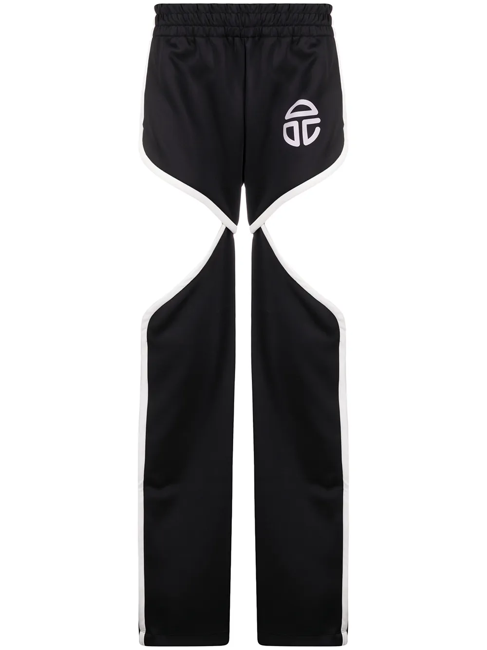 refresh Pinpoint booklet Telfar Cut-out Logo Print Track Pants In Black | ModeSens