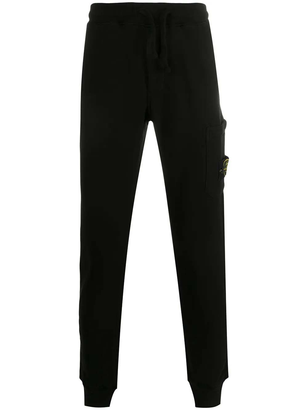 

Stone Island logo patch track pants - Black