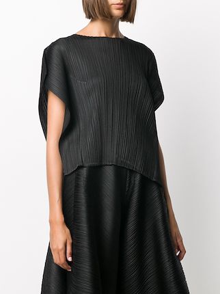 asymmetric pleated top展示图