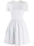 Valentino Garavani peter pan collar dress - White