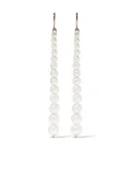 Mizuki 14kt yellow gold Sea of Beauty Akoya pearl and diamond small drop earrings